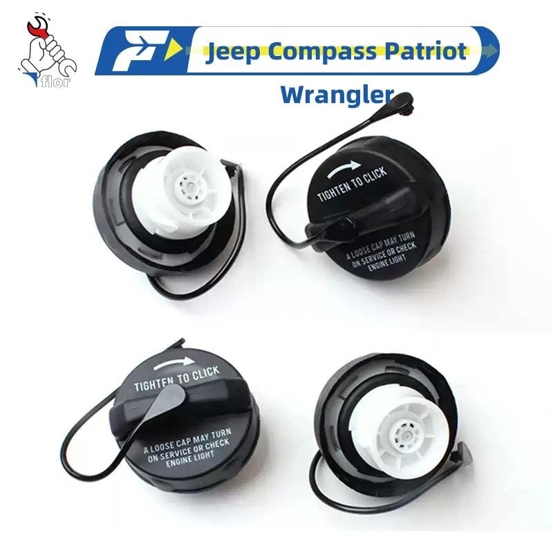 

For Jeep Compass Patriot Wrangler Fuel Tank Cap And Fuel Tank Cap Cover Cable Line Rope Ring Replacement Accessory