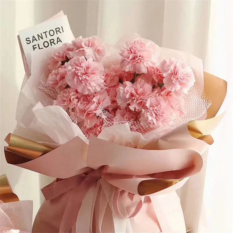 10Pcs 50*66cm Tissue Paper Flower Bouquet Wrapping For Florist Wedding Birthday Party Gift Packing Decor DIY Crafts