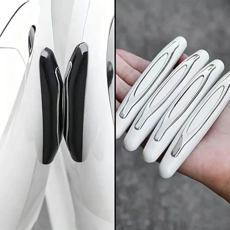 Car Door Protector Guard Strip Scratch Protector Car Rubber Bumper Stickers Auto Door Edge Protection Car Decoration