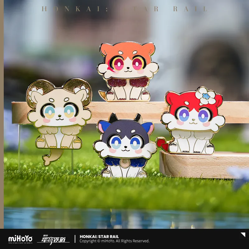 

miHoYo Game Official Honkai Star Rail AoWu Serie Chimera Metal Badge Anime Brooch Clothing Accessory Prop Cosplay Halloween Gift