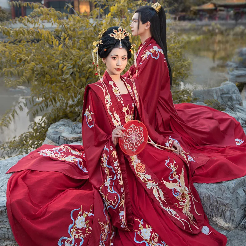

Original Hanfu Women's Wedding Dr 2025 New Sle Heavy Embroidery Red Chinese Traditional Costume Sòngzhì Marital Clothes