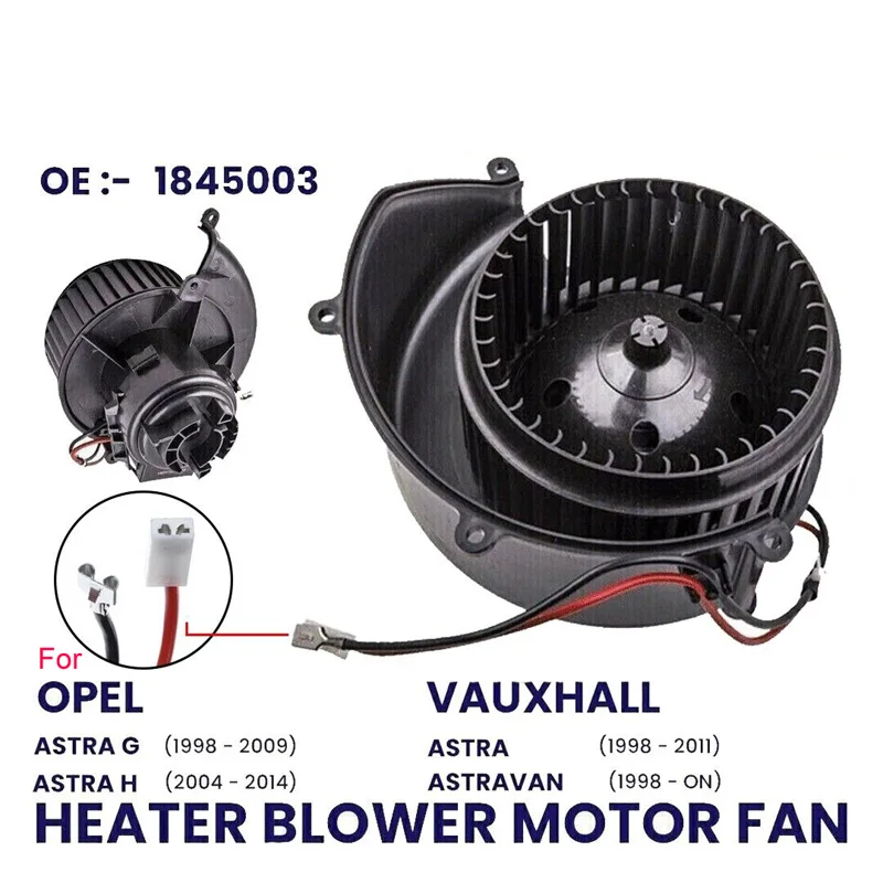 FOR VAUXHALL ASTRA G MK4 / ASTRA H MK5 1998-2014 HEATER MOTOR BLOWER FAN RHD