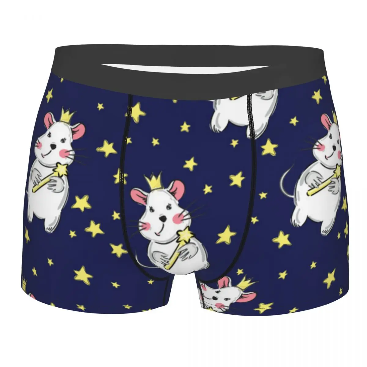 Mens Boxer Sexy Underwear Cute Princess Mouse Underpants Male Panties Pouch Short Pants