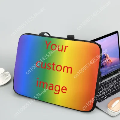 Custom Imag/Text/Logo Portable Soft Laptop Bags Case For 10 12 13 15 17inch Tablet Bag Personalized Fashion Briefcase Pc Handbag