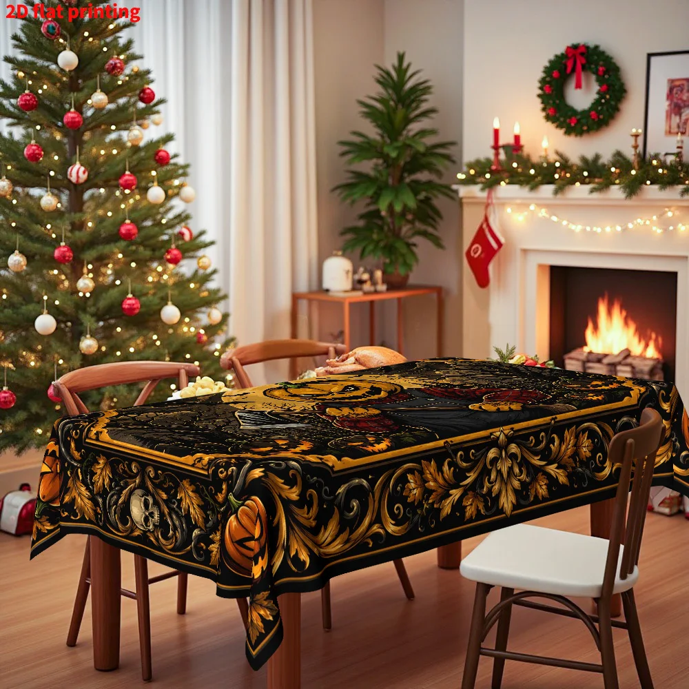 One piece, 2D flat printing, home decoration printed tablecloth, tableware tablecloth for dining table accessories.zyc