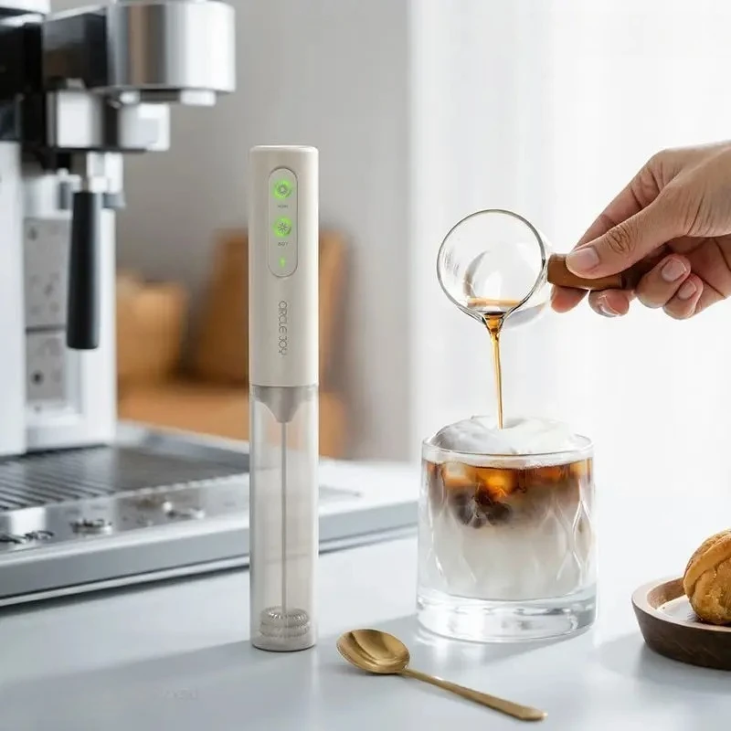 Portable Electric Milk Frother Handheld Coffee Whisk Mini Multifunctional Kitchen Accessories For Baking Cooking EMF19D