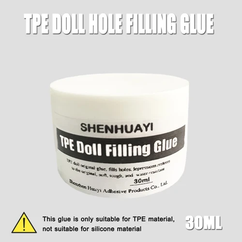 Imagen 2 del producto Pegamento de relleno de muñeca TPE para reparar las cavidades del cuerpo de la muñeca, naturalmente suave pero no duro, 30ML