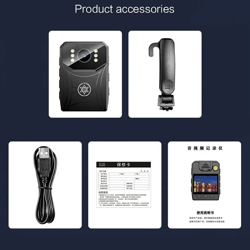 V6 4K HD Portable Camera WIFI Infrared Night Vision 170° Wide-angle Waterproof Digital Video Recorder Police Body Camera