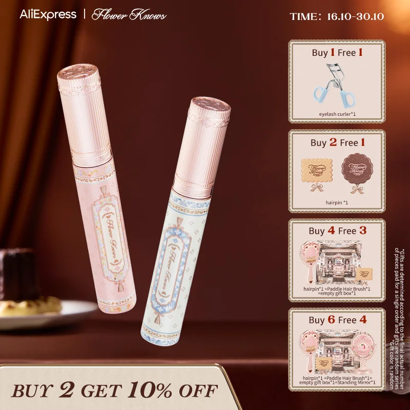 Flower Knows Butterfly Cloud Collar Collection Tusz do rzęs długotrwały wodoodporny 3,2 ml