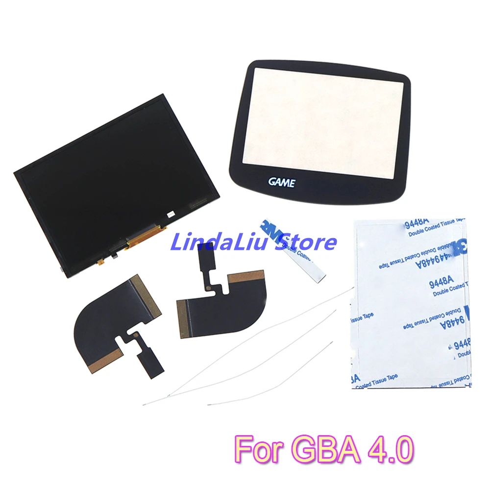 

10sets High Brightness V4 IPS LCD for Nintend GBA Console V4.0 LCD Screen Kits For GBA Console Point to Point