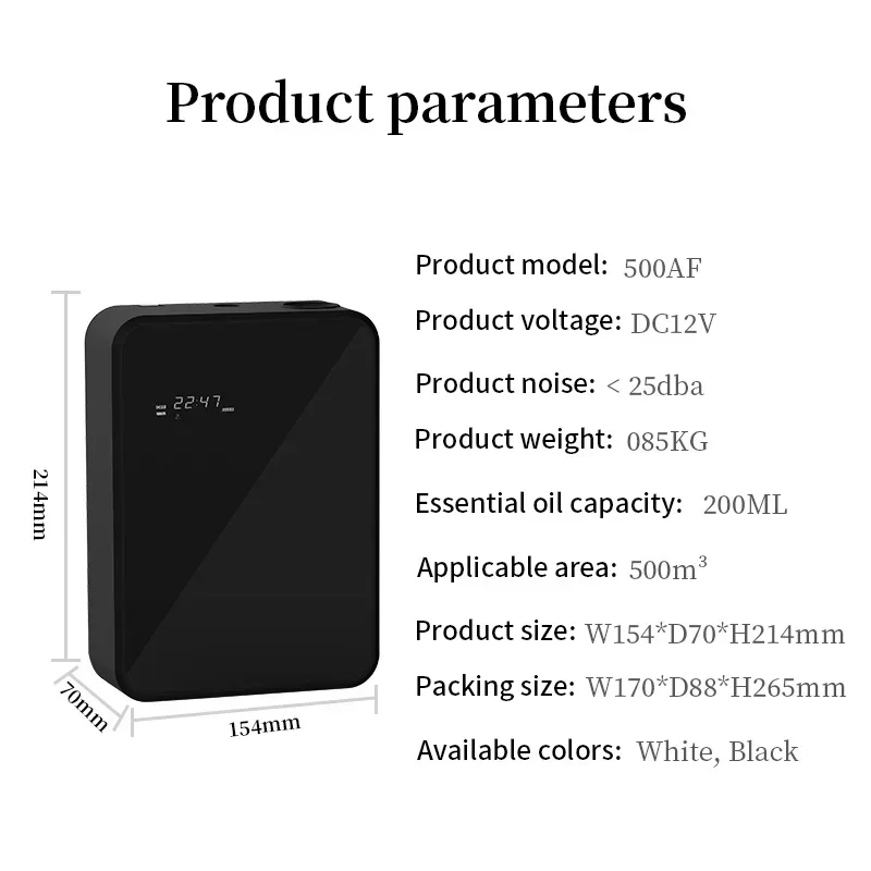 เครื่องกระจายกลิ่นหอมไฟฟ้า น้ําหอมปรับอากาศ น้ําหอมกลิ่นห้อง เครื่องปรุง Hvac สําหรับเครื่องใช้ในบ้าน สํานักงาน โรงแรม อุปกรณ์กลิ่น WIFI