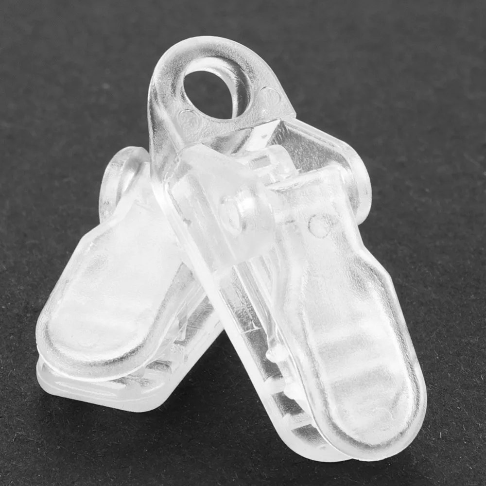 20 Pcs/Set Durable Plastic Tent Clip Hook Heavy Duty Transparent Awning Wind Rope Clamp Tarp Clips Outdoor Camping view 5