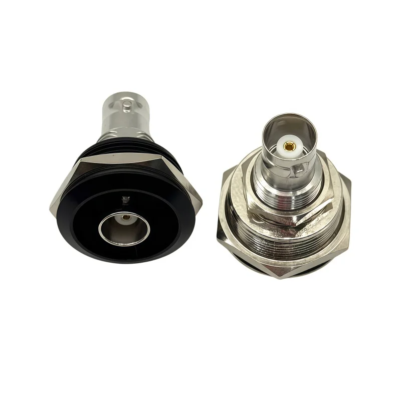 1pcs C Type 22mm metal round module supply BNC zinc alloy in-line welding monitoring network module accessories