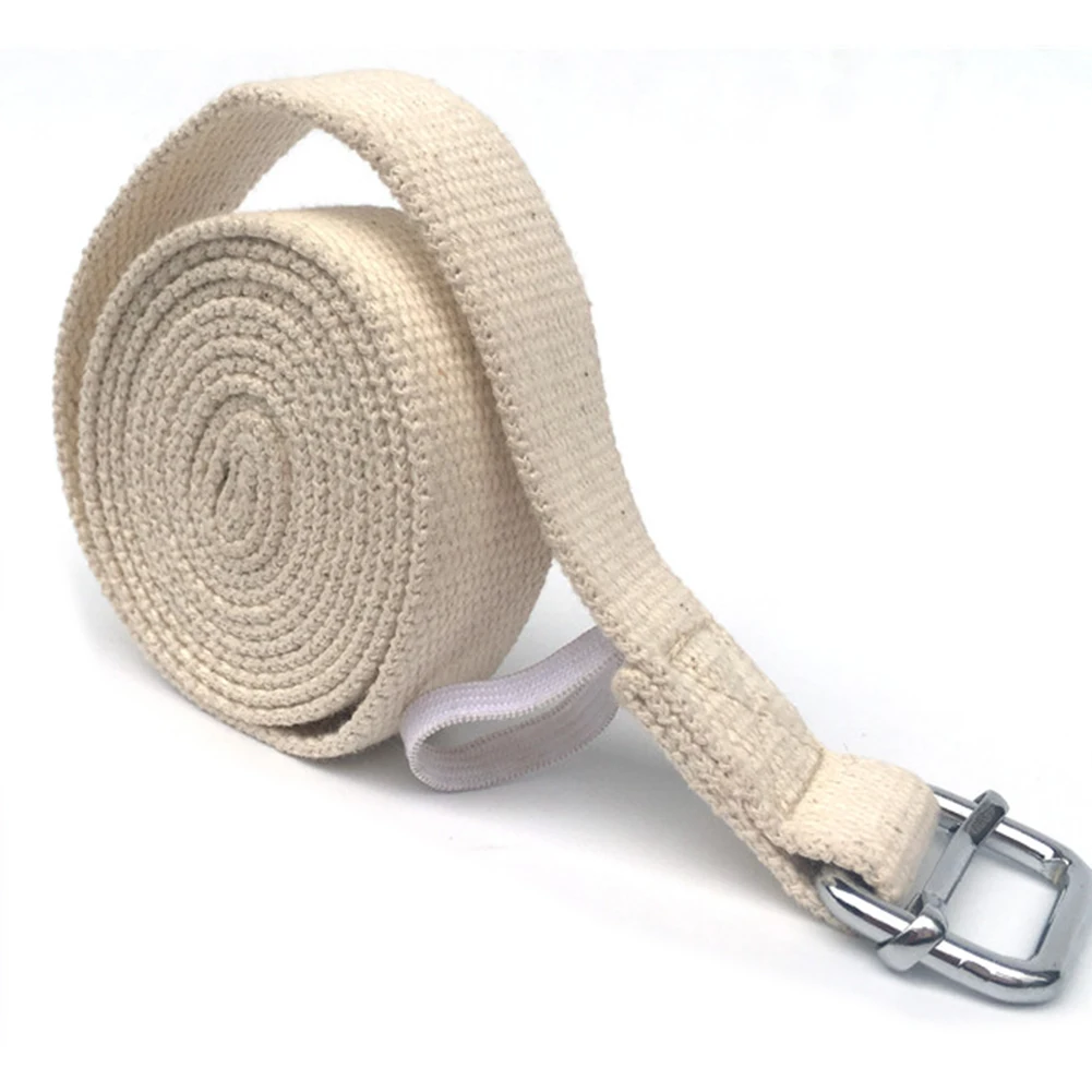 Thicked Yoga Stretch Strap D-Ring Belts Figure Waist Leg Resistance Fitness Band Exercise Gym Rope Fitness Accessory