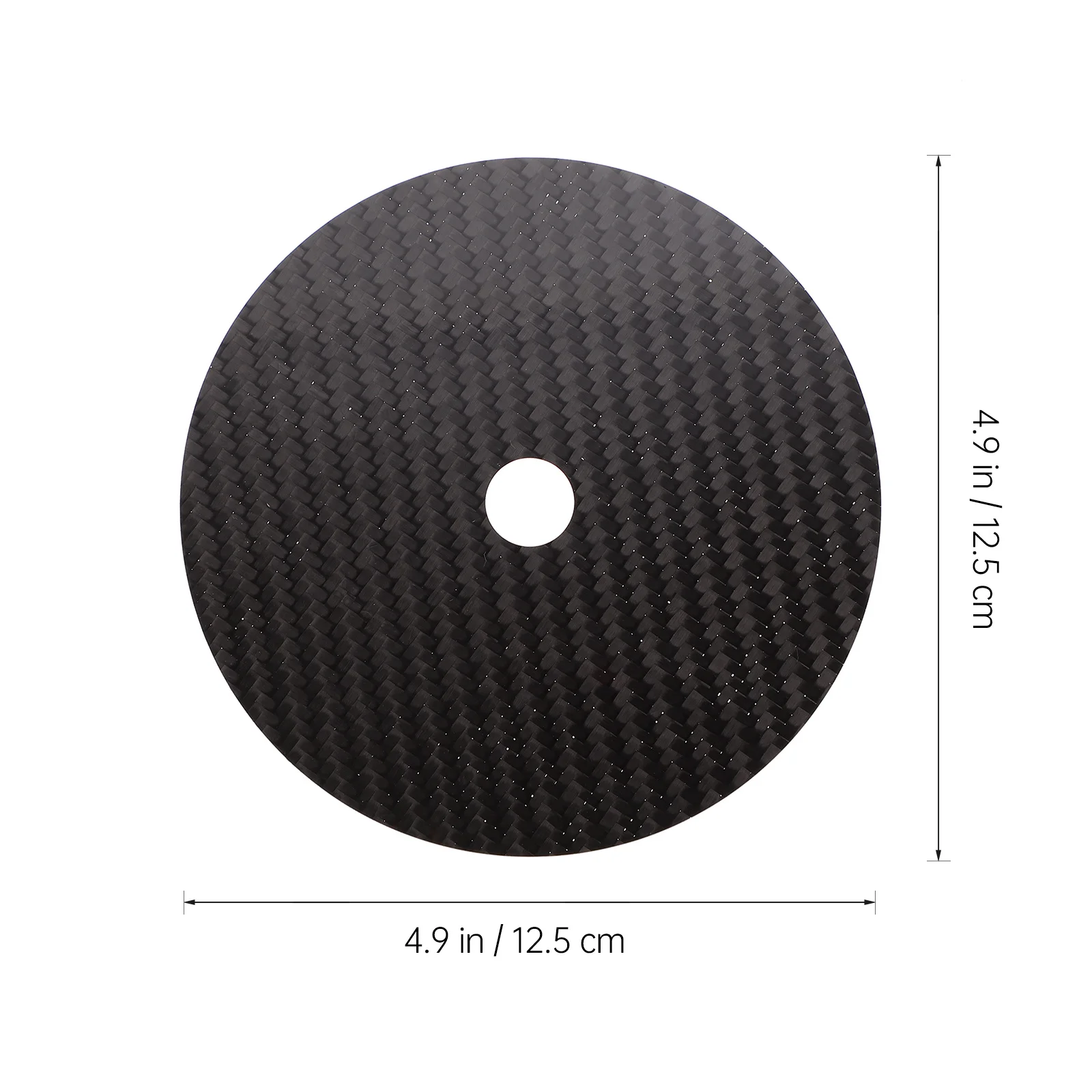 

Carbon Fiber Cd Platter Mat Cf-Cd.2 Compact Disc Tuning Cushion High Quality Vibration Reduction Disc Protection Ideal Gift Home