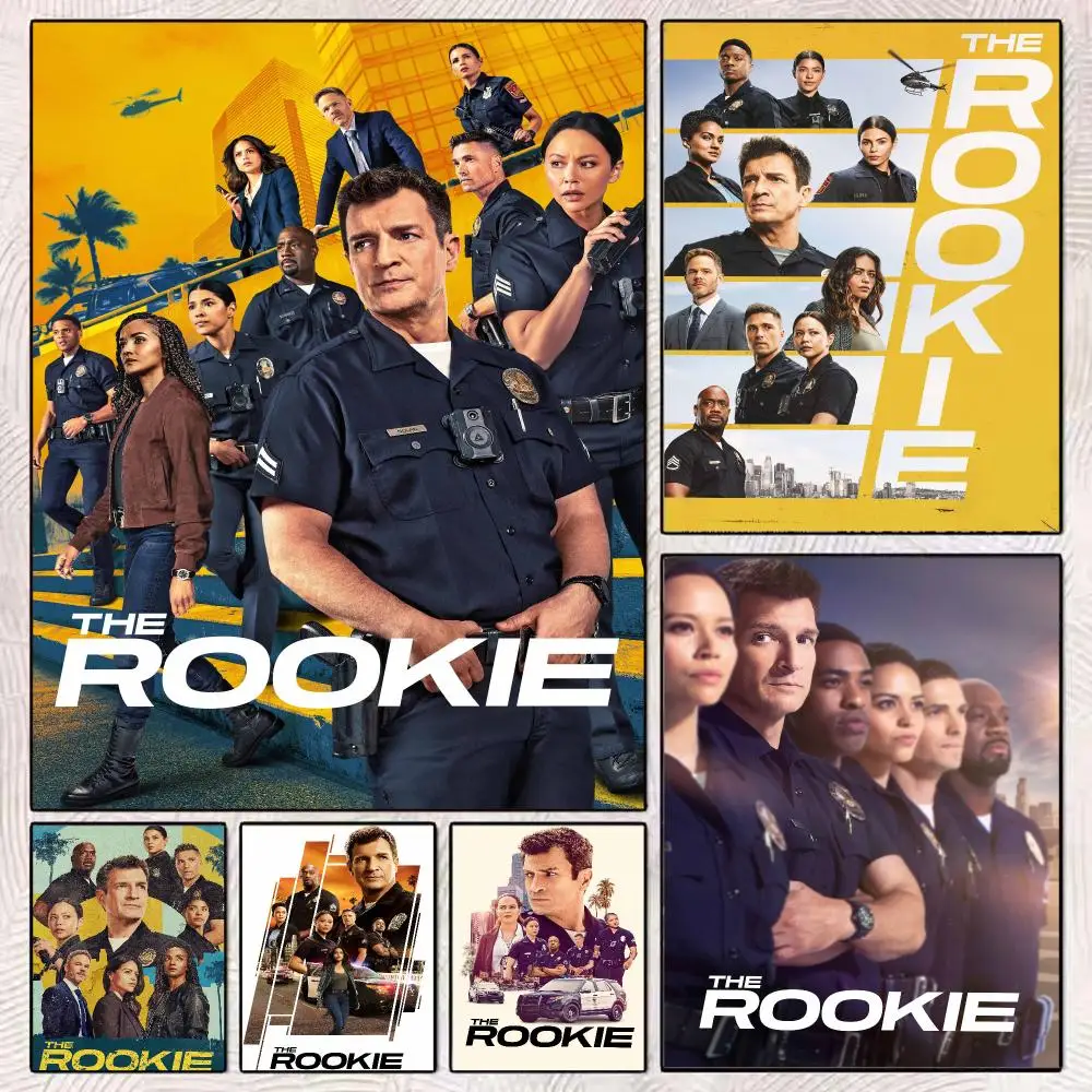 Movie T-The Rookie Painting Calligraphy Aesthetic Canvas Wall Poster Modern Room Bedroom Cafe Wall Artwork