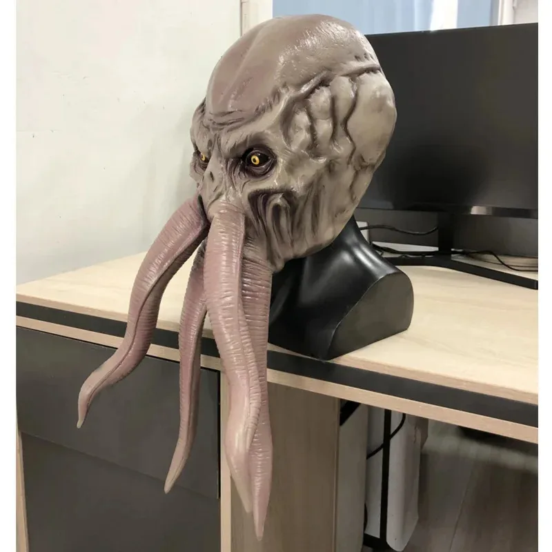 

DY20Game Baldur Gate 3 Lllithid Mind Flayer Squiddy Mask Cosplay Octopuses Monster Latex Helmet Gift Creative Halloween Party Pr