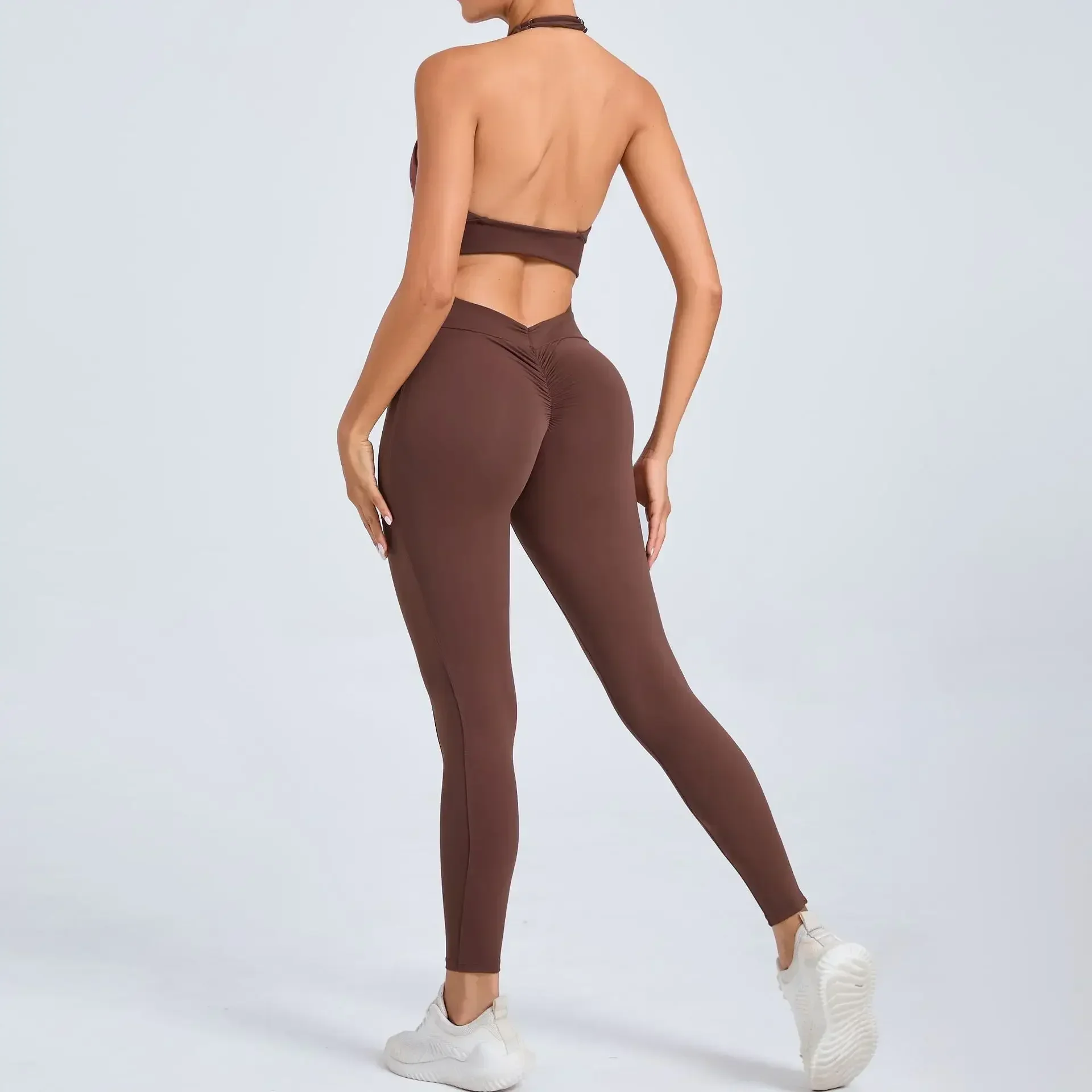 Fashion Sexy Sports Jumpsuit with Pocket Women Sportswear One