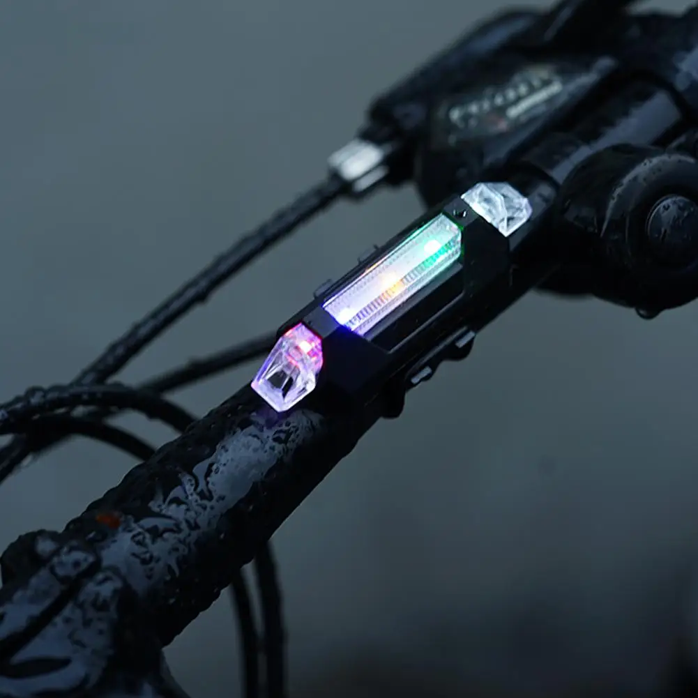 Bicycle Riding Tail Lights Charging Bicycle Tail Lights Road Mountain Bike Warning Lights Night Riding 918 Tail Lights