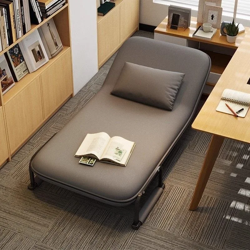 Folding sofa bed small apartment dual-purpose living room single leisure sofa chair lunch break bed lazy balcony multi-functio