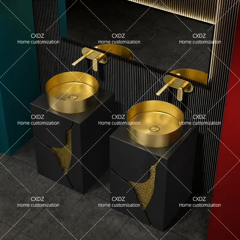 High End Stainless Steel Countertop Basin Custom Hotel Household Washbasin Art Sink Water Tray