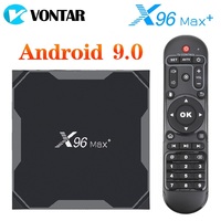 X96 MAX plus TV Box 4GB 64GB 32GB Android 9.0 Amlogic S905X3 Wifi BT 8K 24fps Youtube X96 Max + Media Player Set Top Box 2G16G