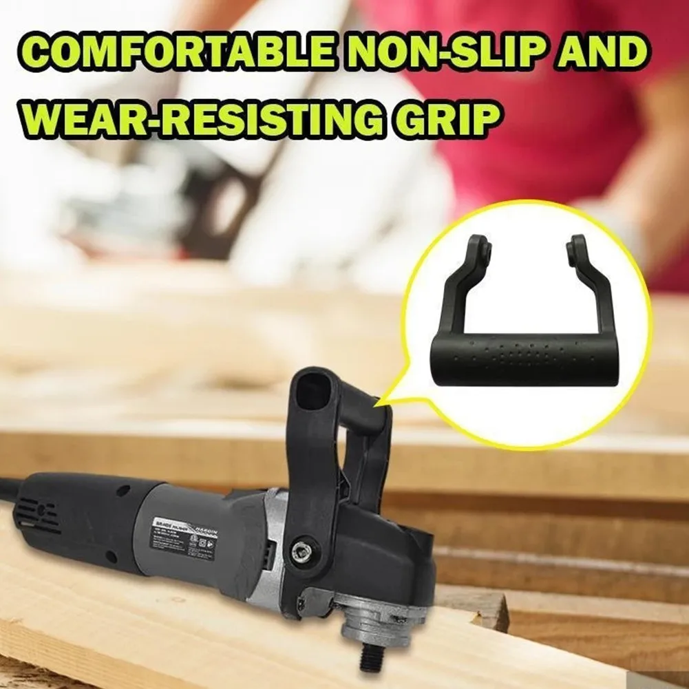 1PCS Auxiliary Handle Non-slip Shock-absorbing 8mm Holder Home Garden Tools Workshop Equipment For 100 Type Angle Grinder