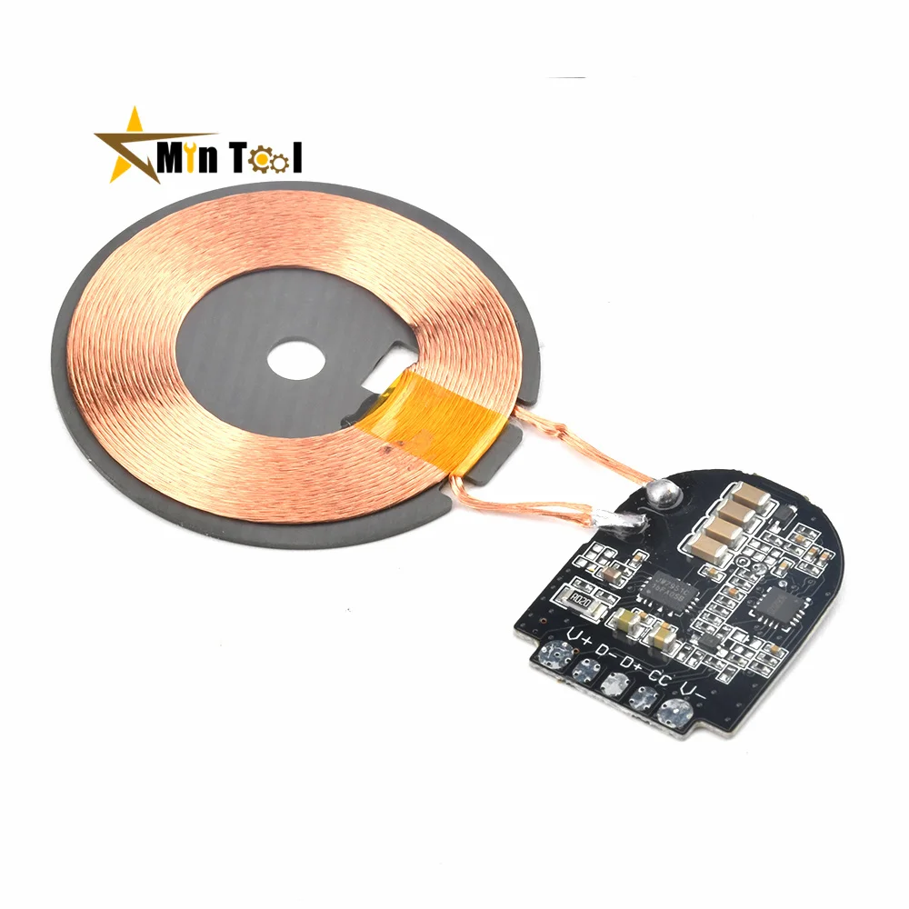 High Power Wireless Charger Module Transmitter PCBA Circuit Board with For Qi Coil Support PD Fast Battery Charger