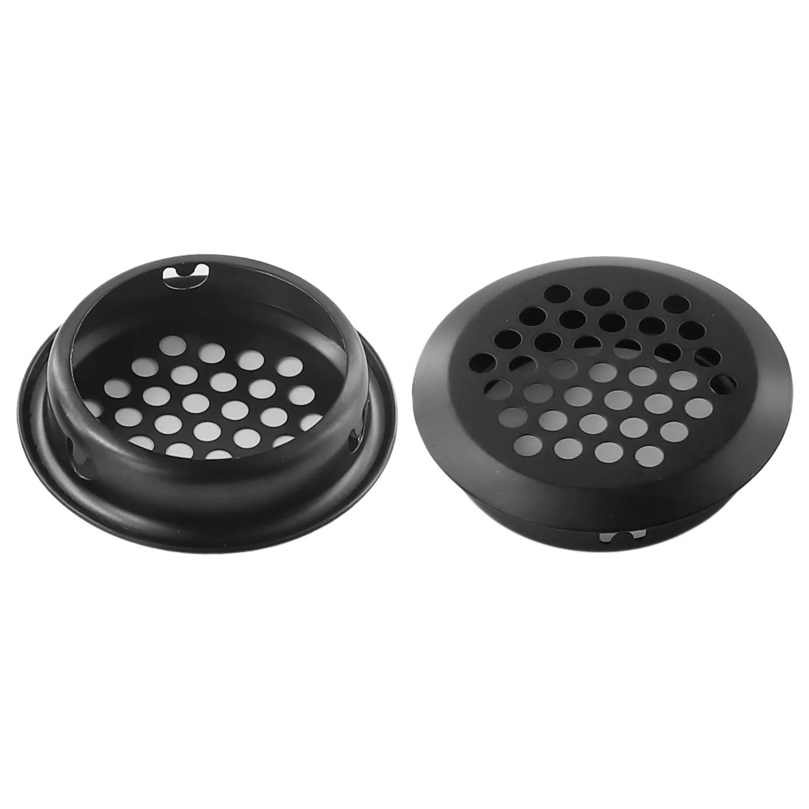 

Heating Indoor Air Quality Ventilators Air Vent Holes Ventilation Grilles 35mm Air Vent Soffit Stainless Steel Black