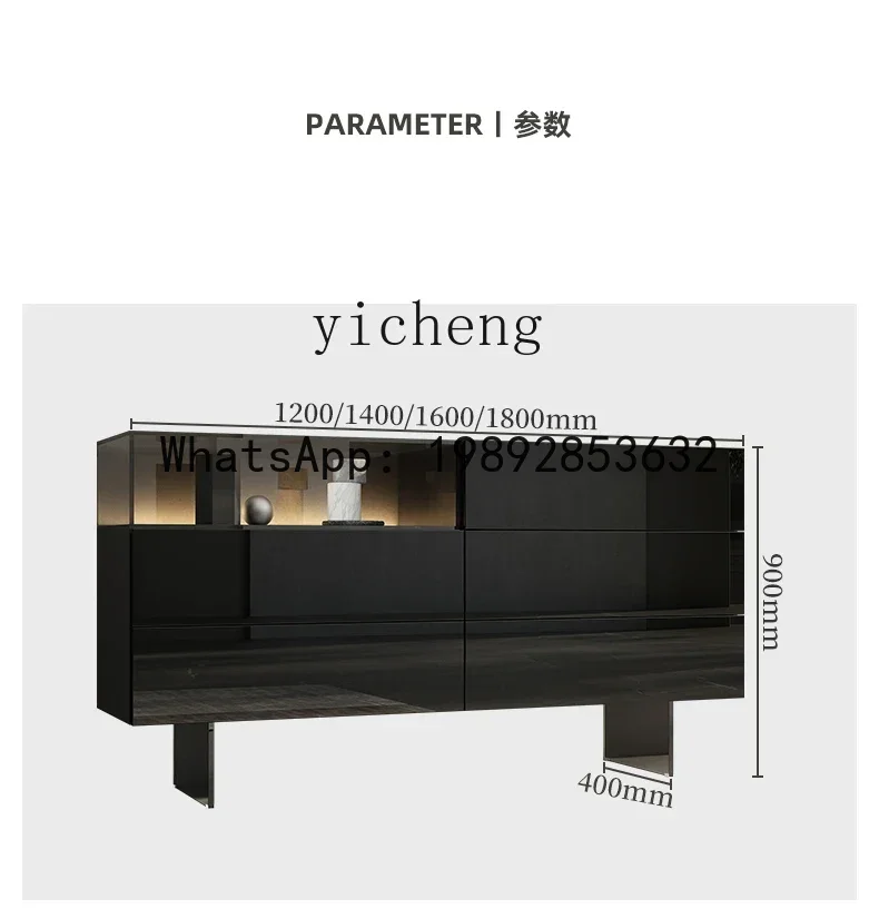 Solid wood porch chest of drawers modern suspended against the wall dining side cabinet bedroom locker