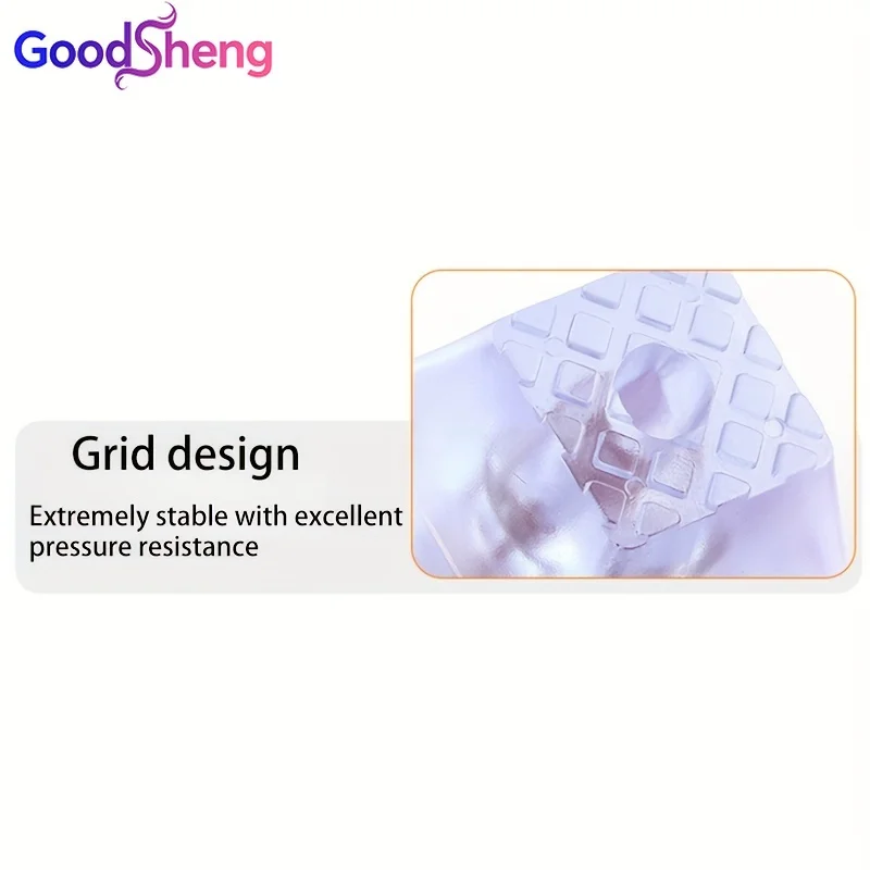 GOODSHENG Rubber Non-slip Chair Leg Caps Feet Pads Sofa Foot Covers Floor Furniture Legs Non-noise Protector Pad with Screws