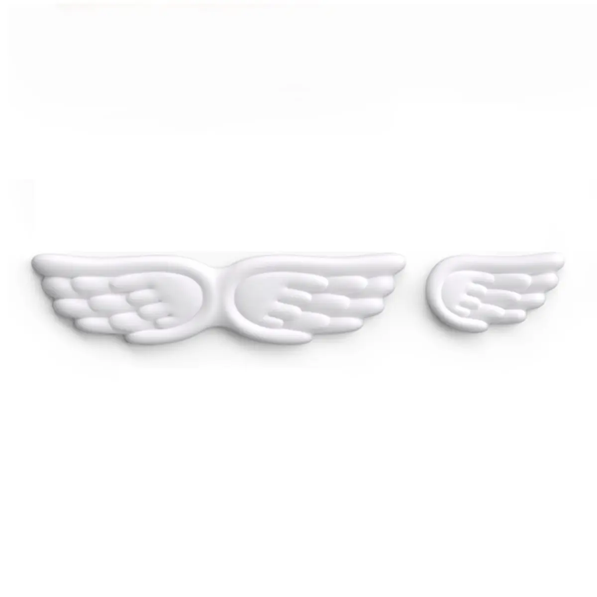 Angel Wing Wrist Rest Set: Memory Foam Ergonomic Support for Keyboard & Mouse, Relieve Wrist Pain