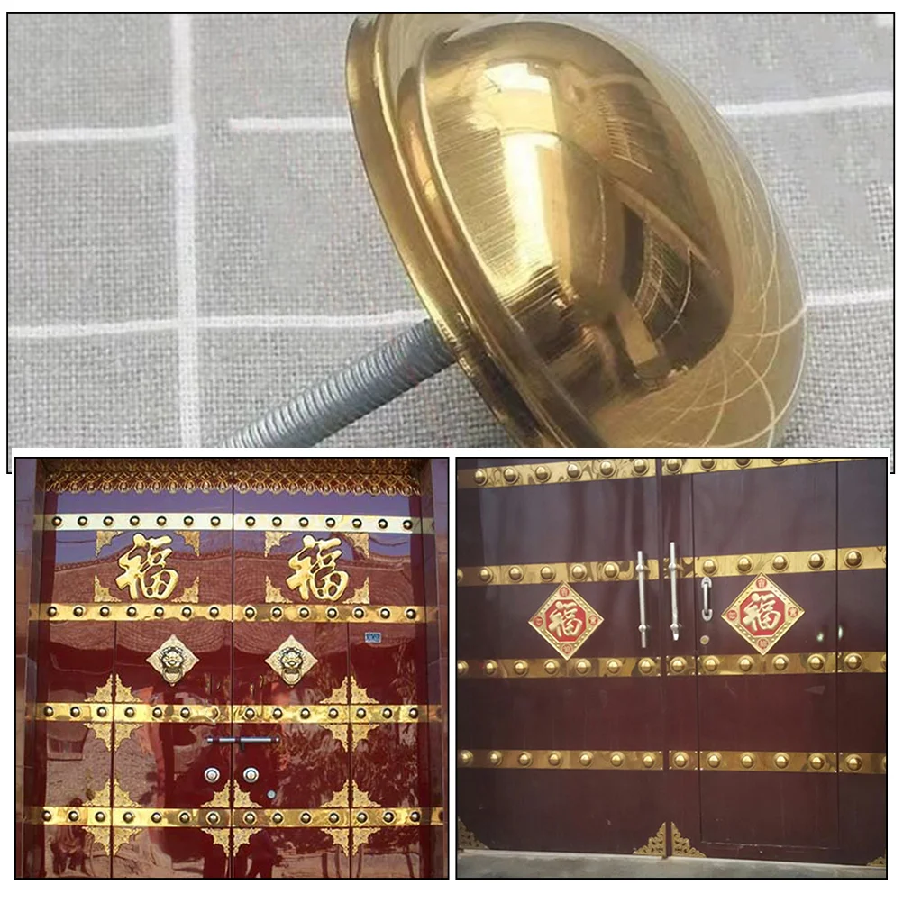 6 uds. De clavos decorativos de burbujas para edificios antiguos, tachuelas para tapicería, decoración de muebles, puertas, Pin Retro, sofá, decoraciones grandes
