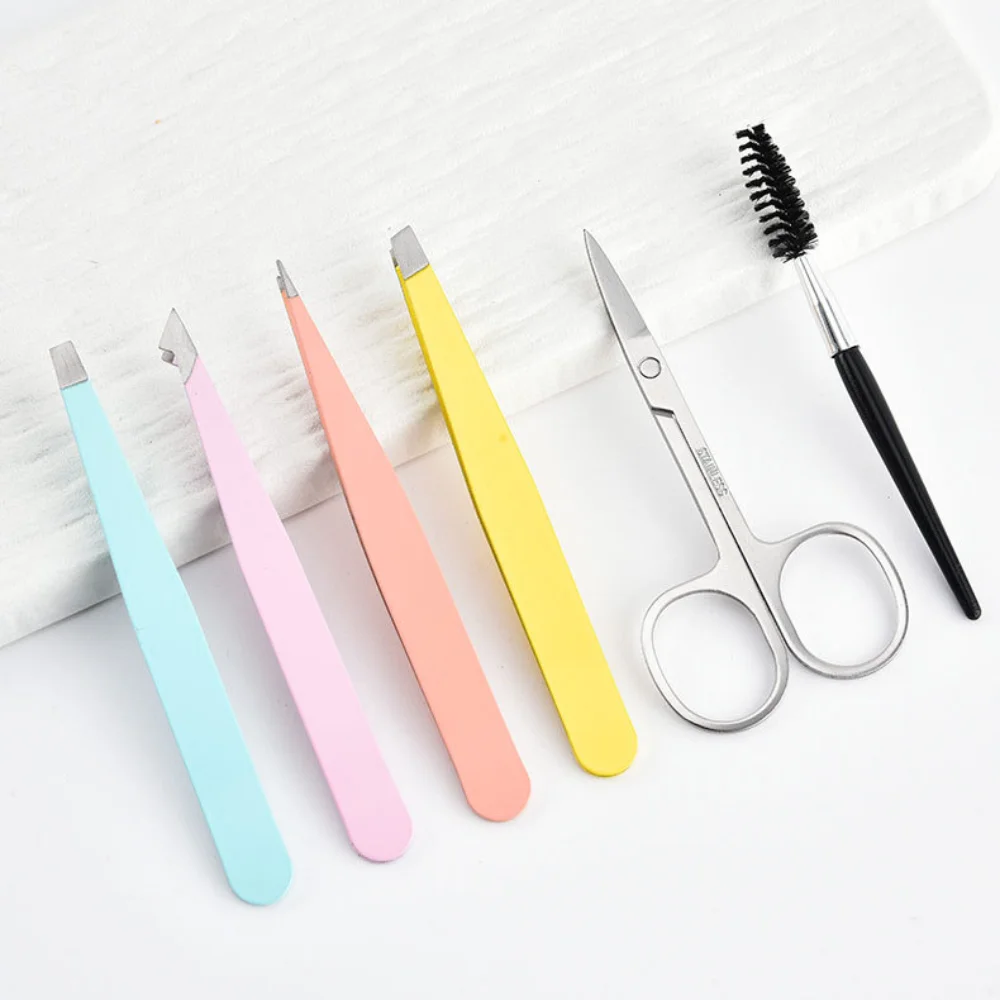 Pęsety do depilacji, ultracienkie pęsety ze stali nierdzewnej, pęsety do rzęs, lekkie klipsy do brwi do narzędzi kosmetycznych, do rzęs