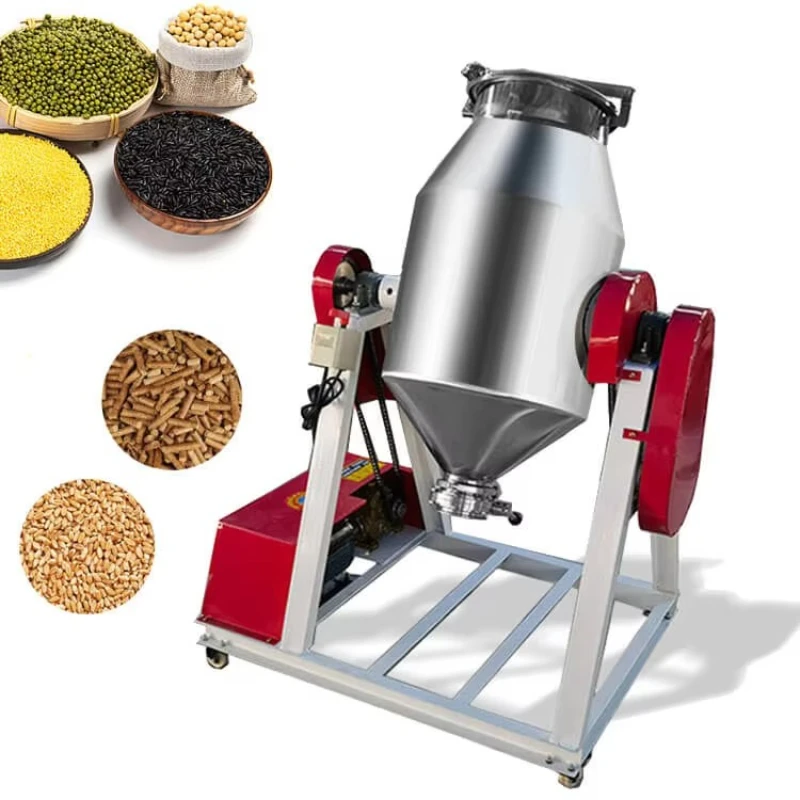 

Chemical drum mixer Small rotary drum powder mixer