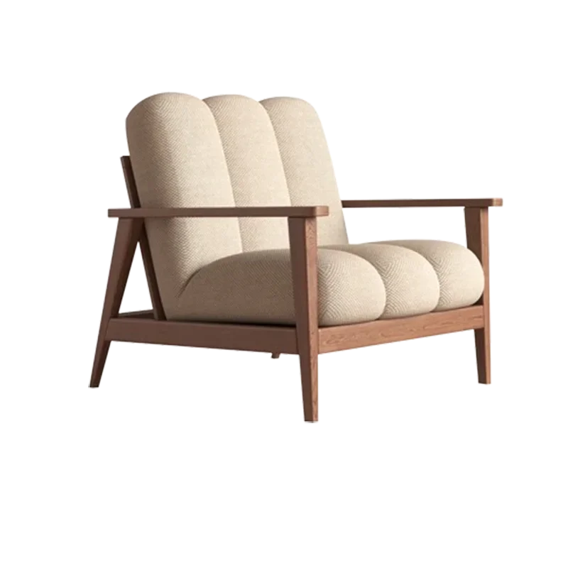 #Small Space Normal Chair Reading Lazy White Comfy Stretch Chair Modern Simple Cadeiras De Sala De Estar Nordic Furniture