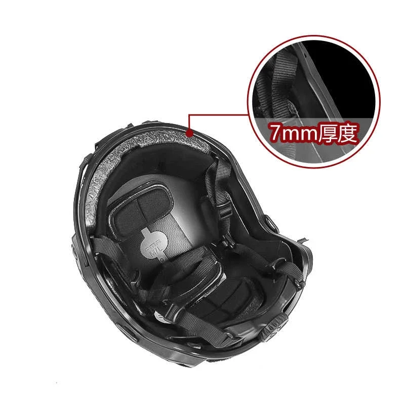 fma maritime airsoft dummy helmet aramid fiber version mt type High Cut Protective Thicken 0.786 kg Specwarfare Airsoft. FMA MH Type