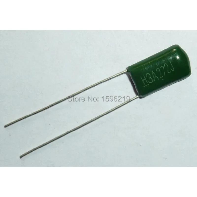 500pcs Mylar Film Capacitor 1000V 3A272J 2700pF 2.7nF 3A272 5% 1KV Polyester Film capacitor