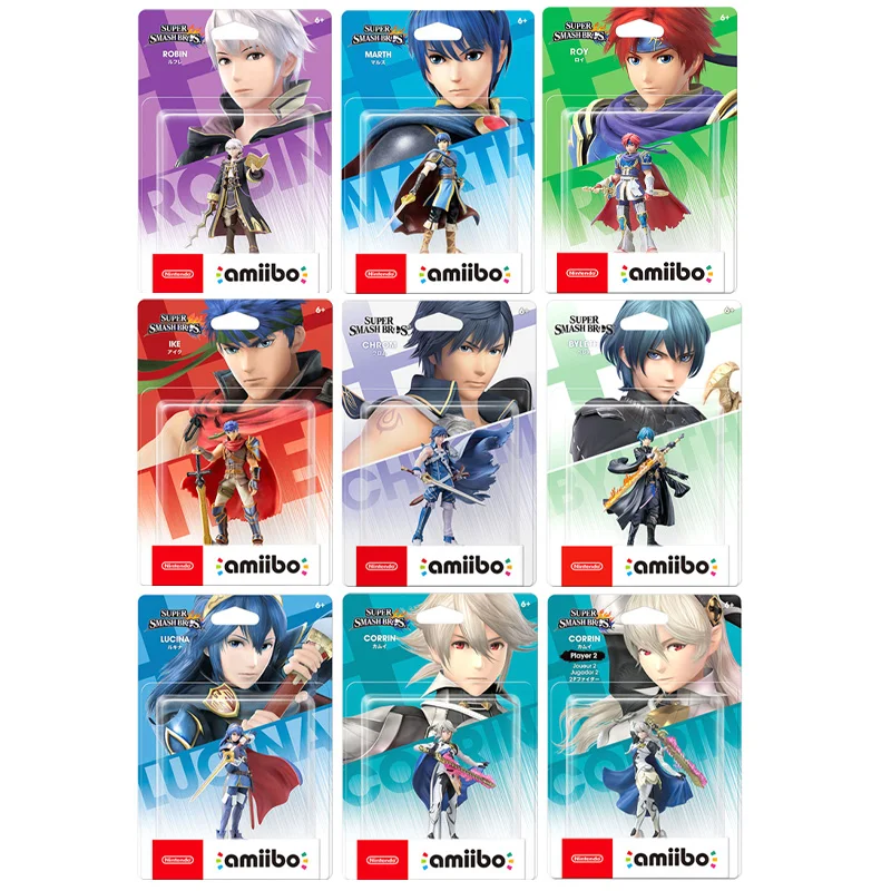 ARTSWIFT Amiibo - Super Smash Bros. Ike Chrom Roy Byleth Lucina Marth Figure Original Asian Version Region Free