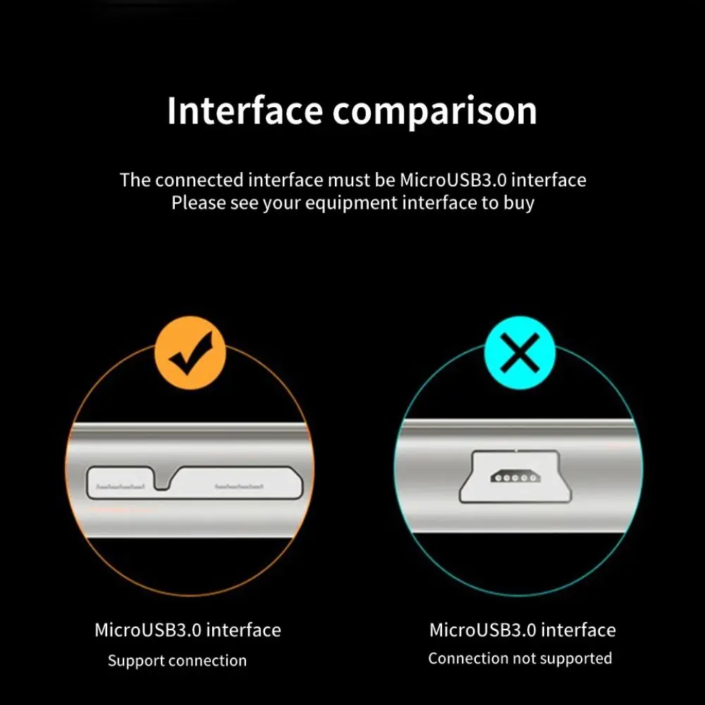 5Gbps USB 3.0 Type-A to Micro B Cable Laptop Computer High Speed Data Cord 1m/2m Durable for Samsung S5/Note 3