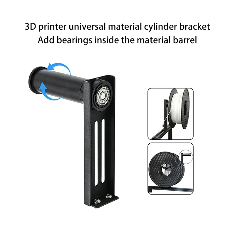 สําหรับ Ender 3 S1/Ender3/CR10 Filament ผู้ถือ SPOOL สนับสนุนใช้งานร่วมกับ PLA ABS TPU PETG 3D เครื่องพิมพ์วัสดุม้วน