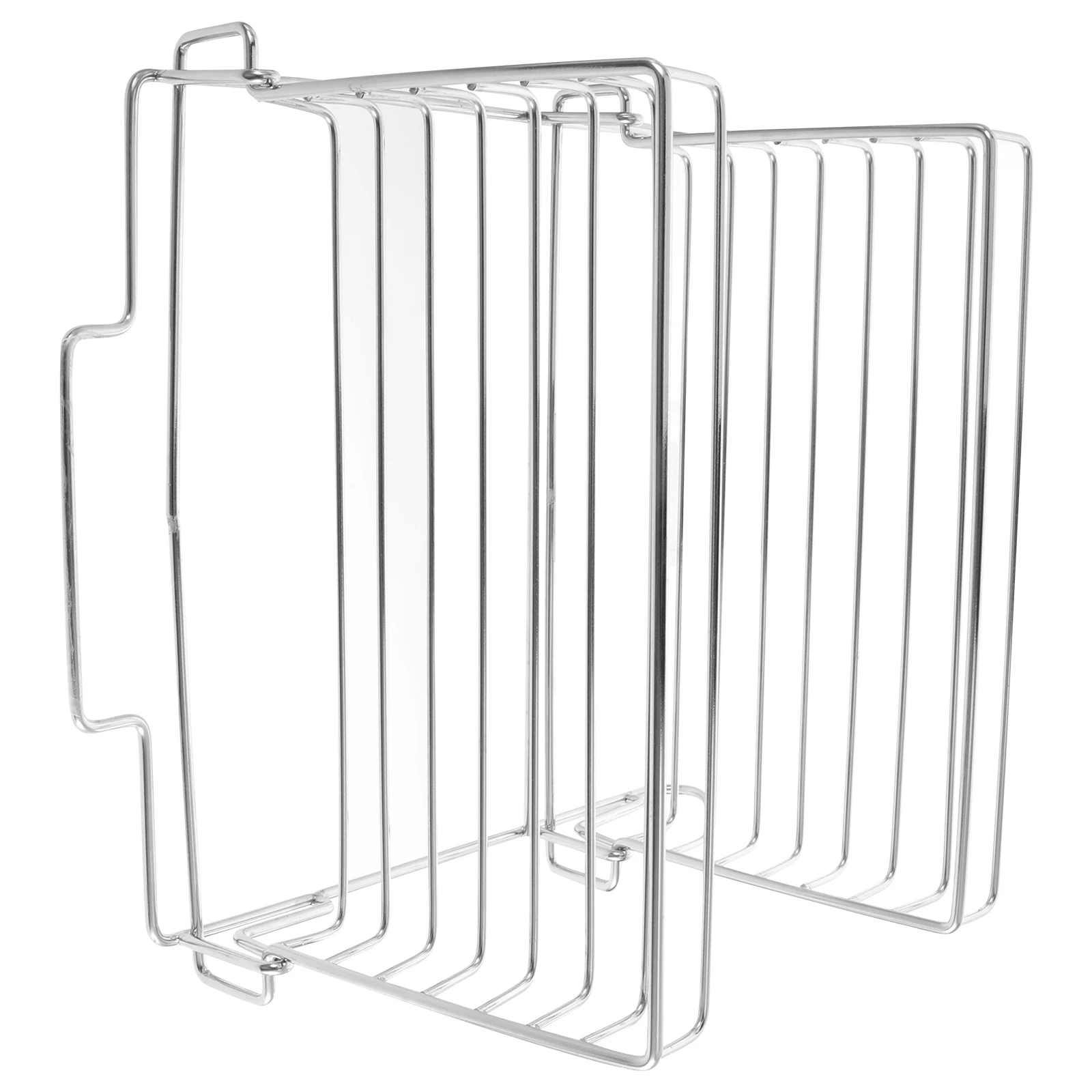 

Stainless Steel Foldable Shelf 2 Layers Bathroom Storage Rack Wall Mounted Hollow Bottom Design Metal Holder Shelves