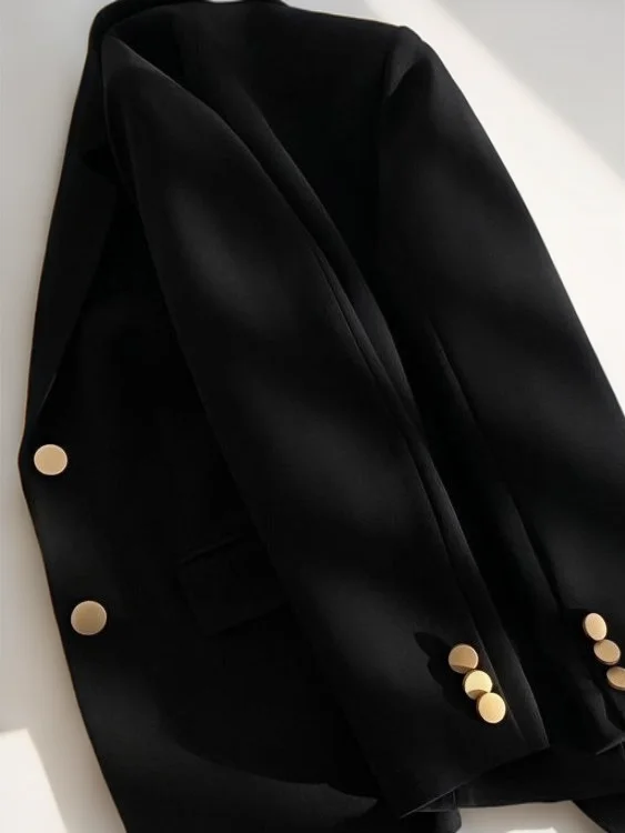 

Blazers Womans Beige PU Regular Court Classy Middle-Aged Clothing Floral Carved Buttons Pink Lining Shawl Dust Elasticated Waist