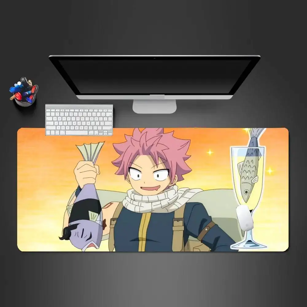 Natsu Dragneel Animation Mousepad Non-slip Suitable For Office Computers Laptops E-sports Game Desk Mats XXL Keyboard