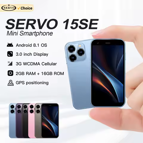SERVO 15SE Super Mini Smartphone Android System 2G...