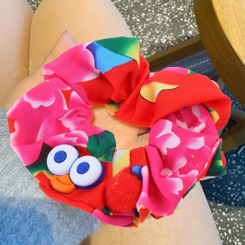 Kostum Scrunchies Rambut Ikat Rambut Bunga Lucu