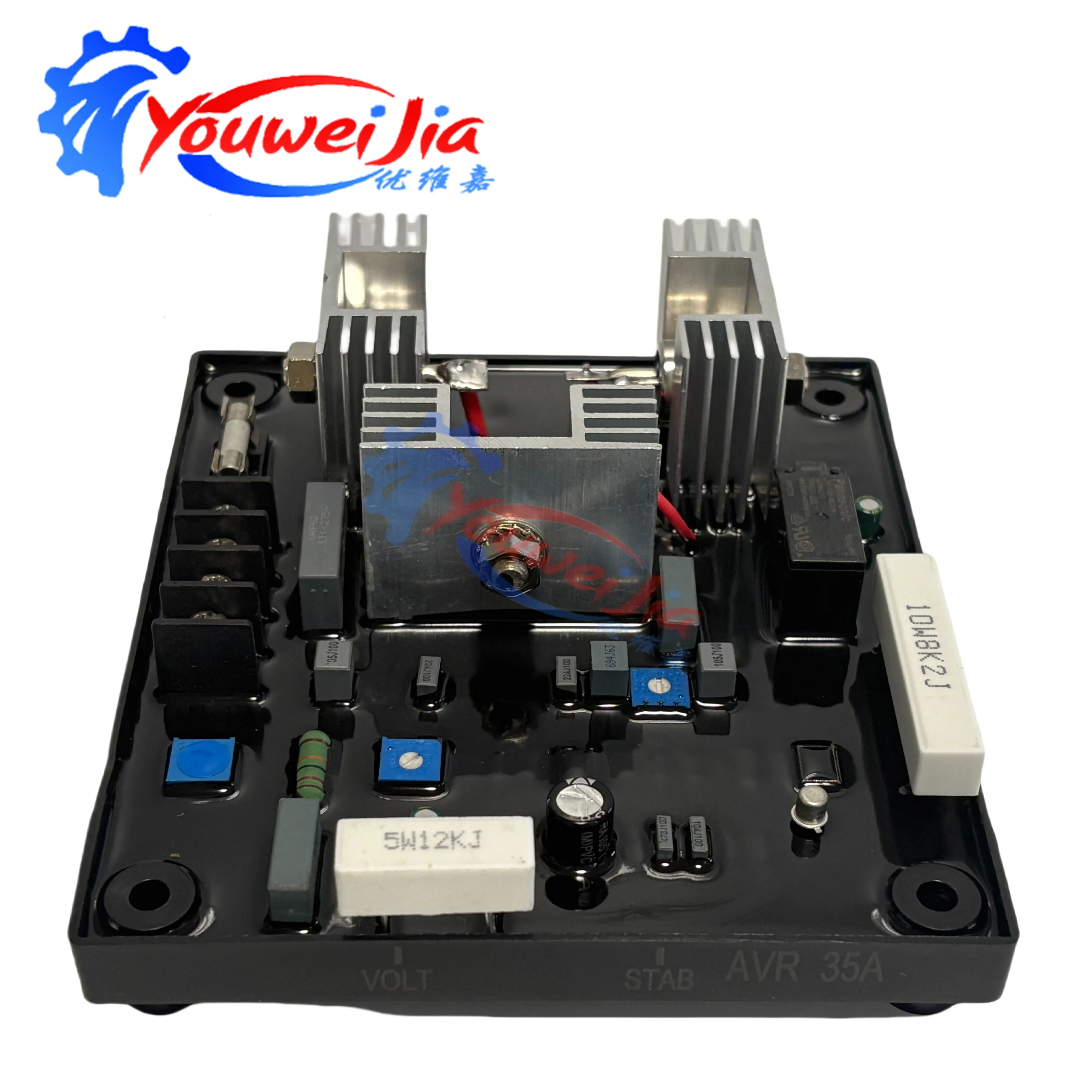 AVR POW50A POW35A Automatic Voltage Regulator Universal Brushed and Brushless Generator Stabilizer Control Regulator Module