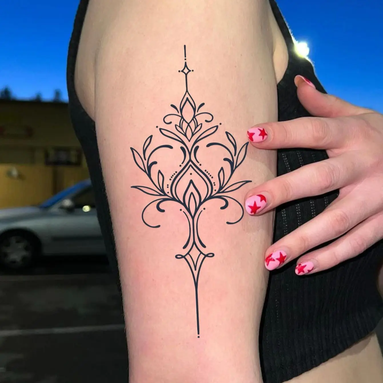 8 Stuks Semi-Permanente Tatoeages Sticker Koreaanse Kleine Verse Waterdichte Duurzame Tattoo Stickers Body Nep Tattoo Vrouwen