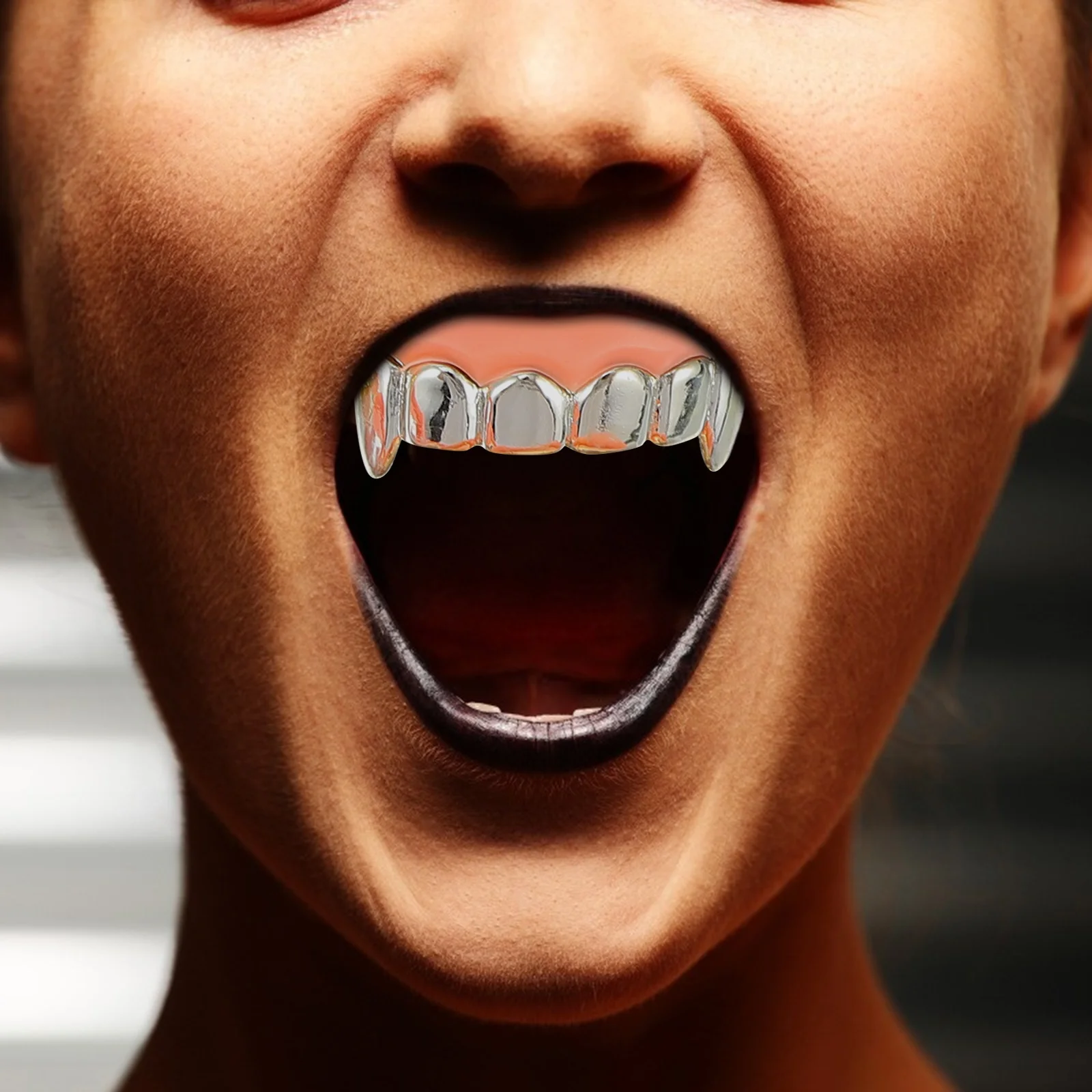 Faux accessoires de Costume d'halloween, 12 pièces, farces à dents, Gag de fête, Cosplay, prothèses de Zombie, drôle, soulagement du Stress, cadeau, blague