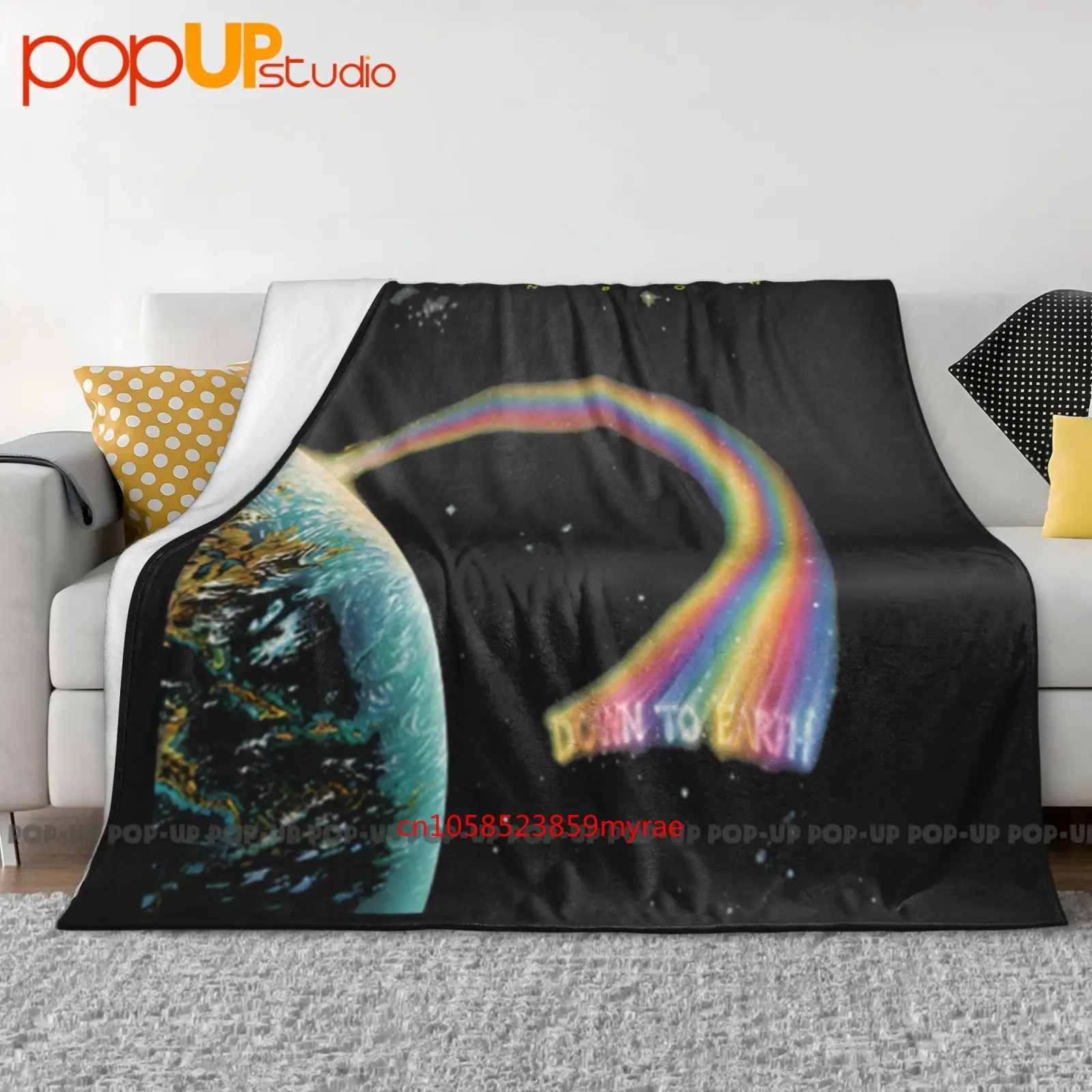 Rainbow Down To Earth Ritchie Blackmore Ultra-Soft Blanket Quilt Winter Sofa Cover Bed Covers